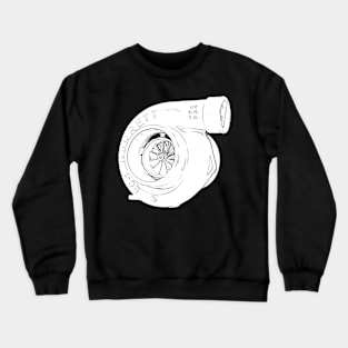 Turbocharger Wireframe Crewneck Sweatshirt